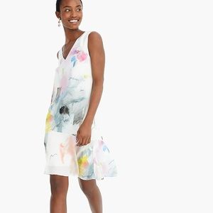 Closet clear out!! J Crew Watercolour Silk Dress